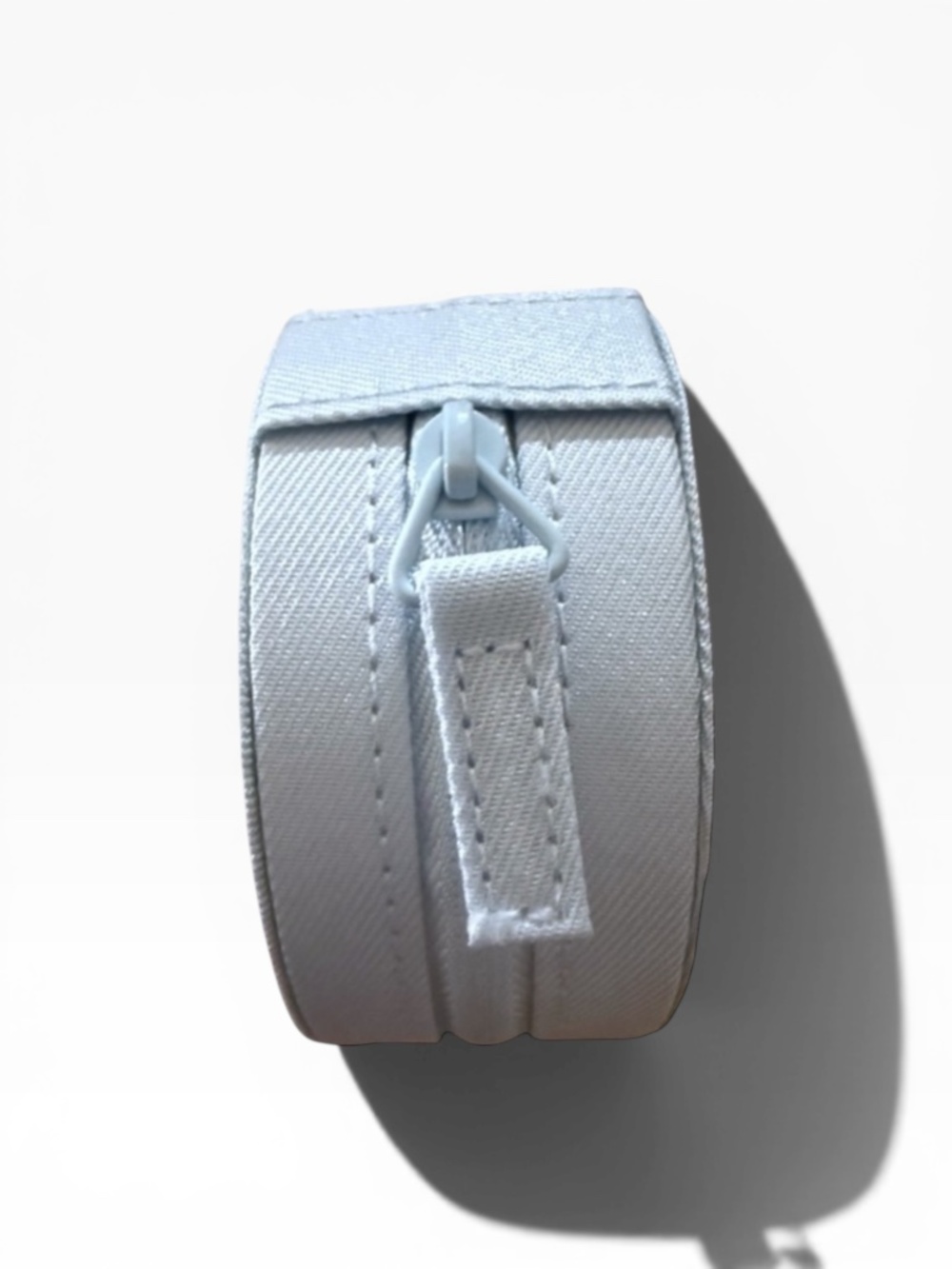 Prada Beauty Light Blue Round Zipper Cosmetic Pouch - New - Picture 3 of 4